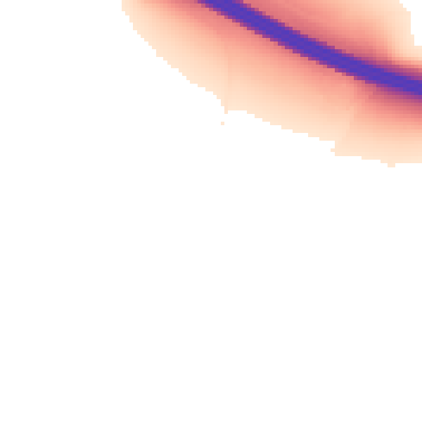 Night-time road noise heatmap for TN27 0ES