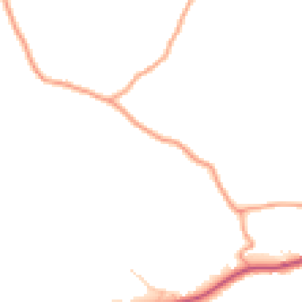 Daytime road noise heatmap for TN27 0HB
