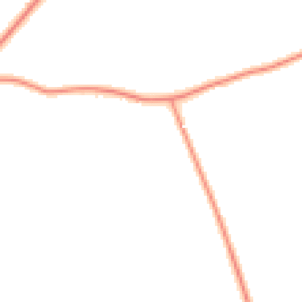 Daytime road noise heatmap for TN27 0PN