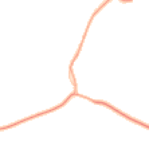 Daytime road noise heatmap for TN27 0QB
