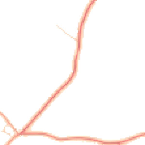 Daytime road noise heatmap for TN27 0QL