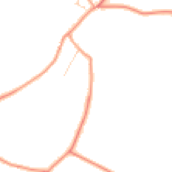 Daytime road noise heatmap for TN27 0QU