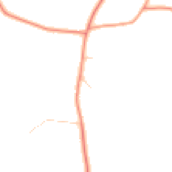 Daytime road noise heatmap for TN27 0RT