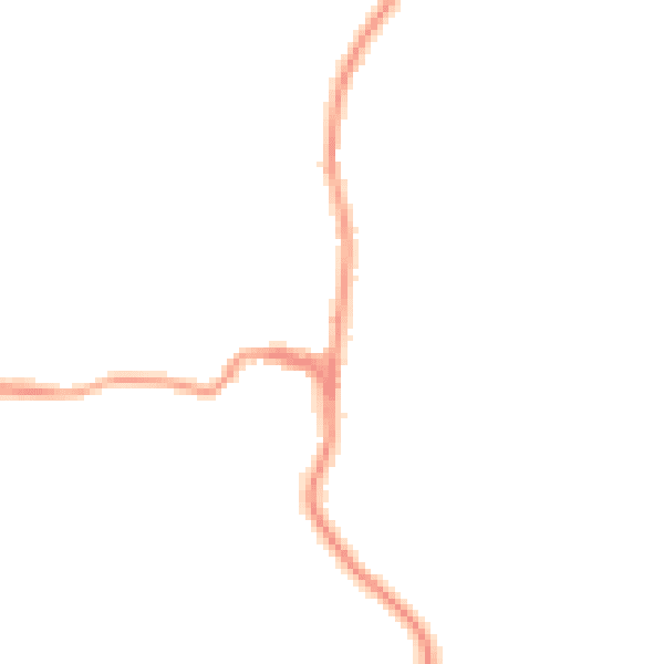 Night-time road noise heatmap for TN27 8AF