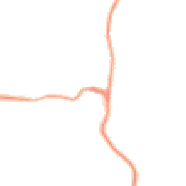 Night-time road noise heatmap for TN27 8AL
