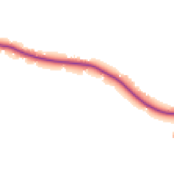 Daytime road noise heatmap for TN27 8BN