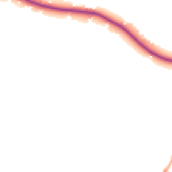 Daytime road noise heatmap for TN27 8BP