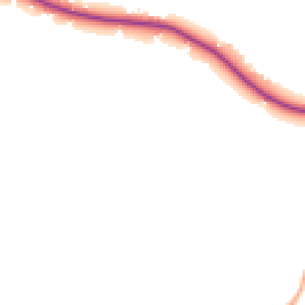Daytime road noise heatmap for TN27 8BW
