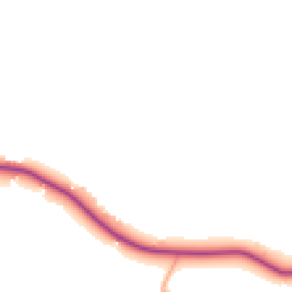 Daytime road noise heatmap for TN27 8FB