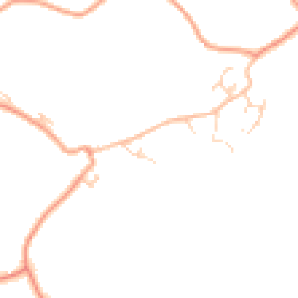 Daytime road noise heatmap for TN27 8LZ