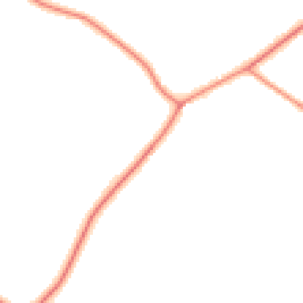 Daytime road noise heatmap for TN27 8PW