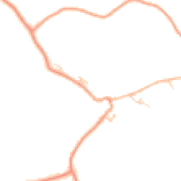 Daytime road noise heatmap for TN27 8QB