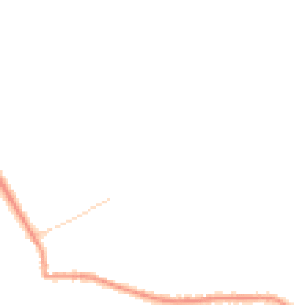 Night-time road noise heatmap for TN27 9AE
