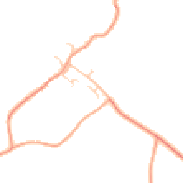 Daytime road noise heatmap for TN27 9DN