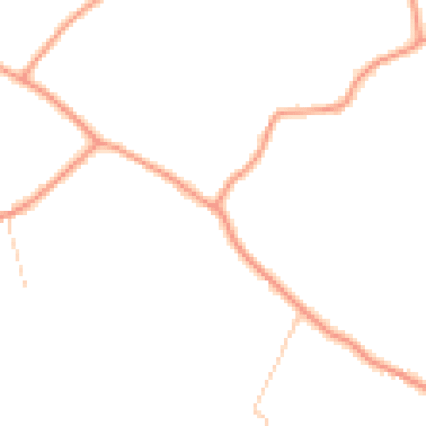 Daytime road noise heatmap for TN27 9EE
