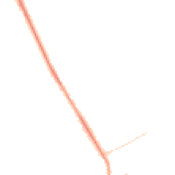 Night-time road noise heatmap for TN27 9FL