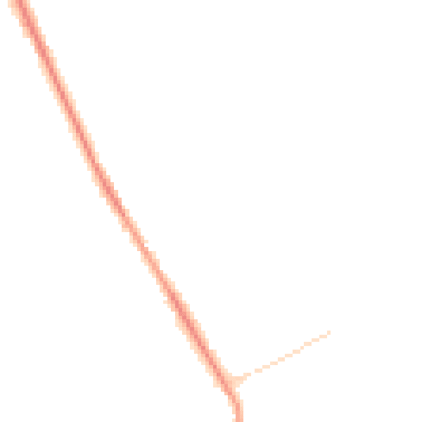 Night-time road noise heatmap for TN27 9FP