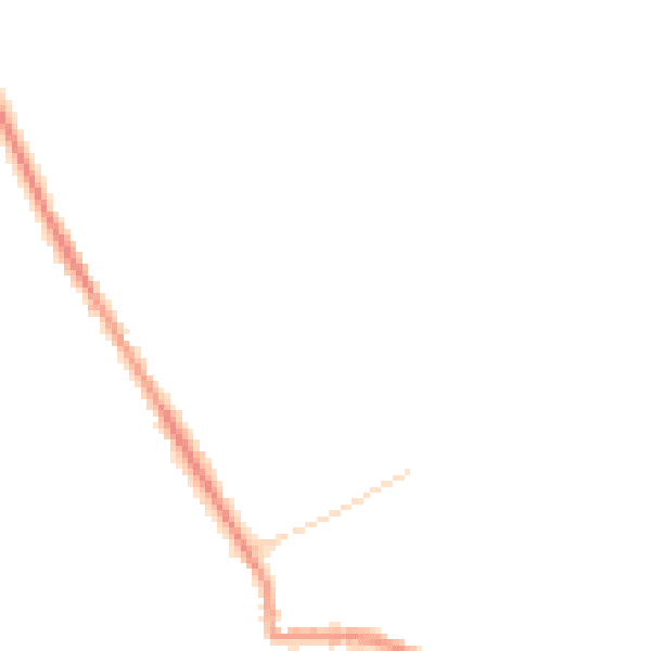 Night-time road noise heatmap for TN27 9FT
