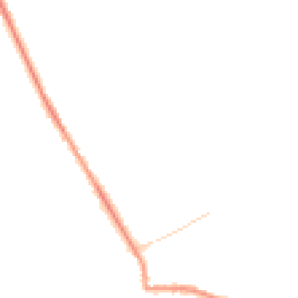 Night-time road noise heatmap for TN27 9FW
