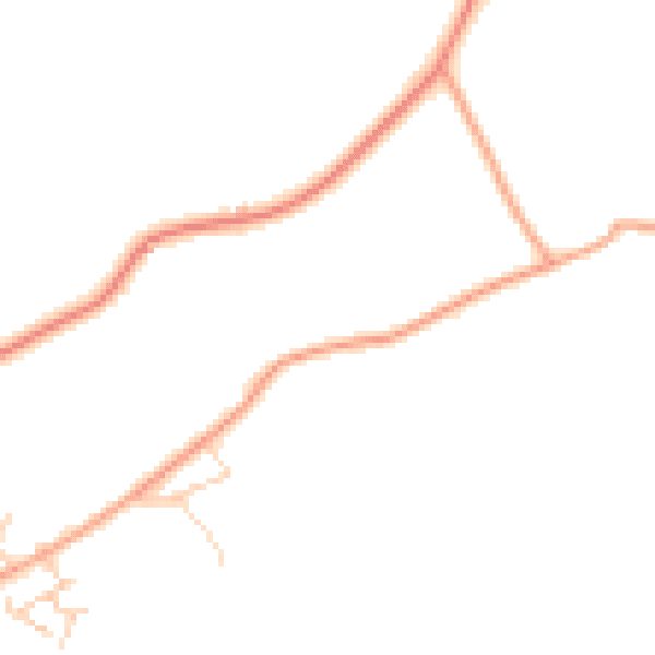 Daytime road noise heatmap for TN27 9LU