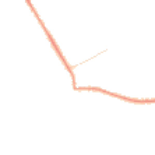 Night-time road noise heatmap for TN27 9NN