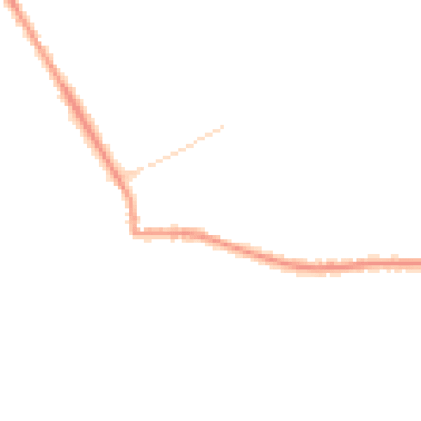 Night-time road noise heatmap for TN27 9QG