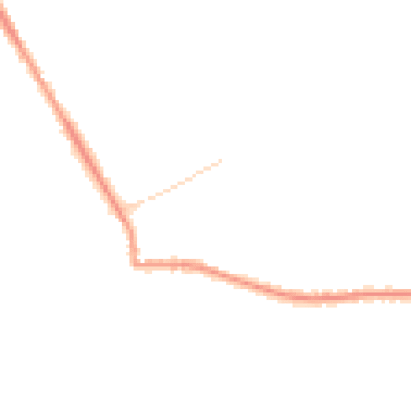 Night-time road noise heatmap for TN27 9QW