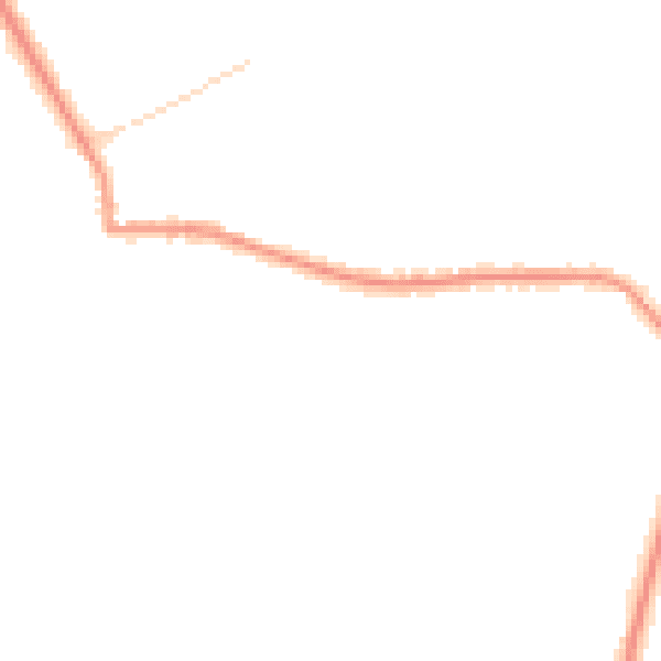 Night-time road noise heatmap for TN27 9SG