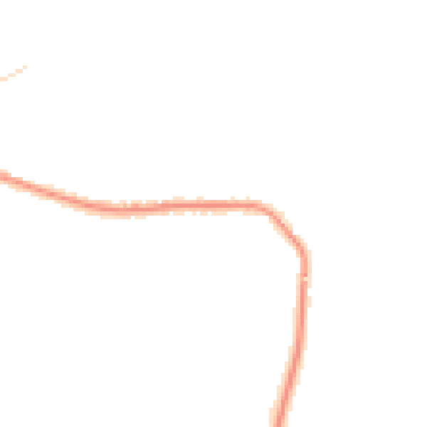 Night-time road noise heatmap for TN27 9SJ
