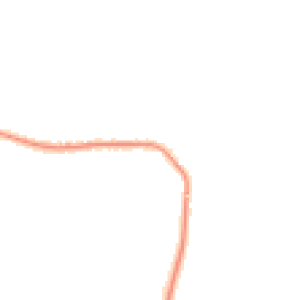 Night-time road noise heatmap for TN27 9ST