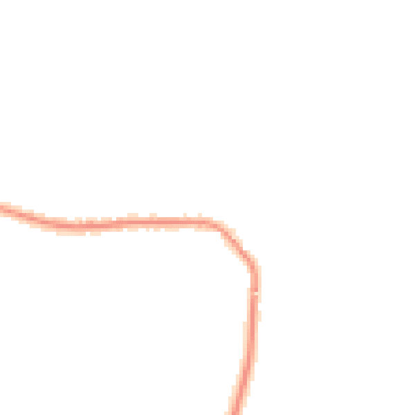 Night-time road noise heatmap for TN27 9UD
