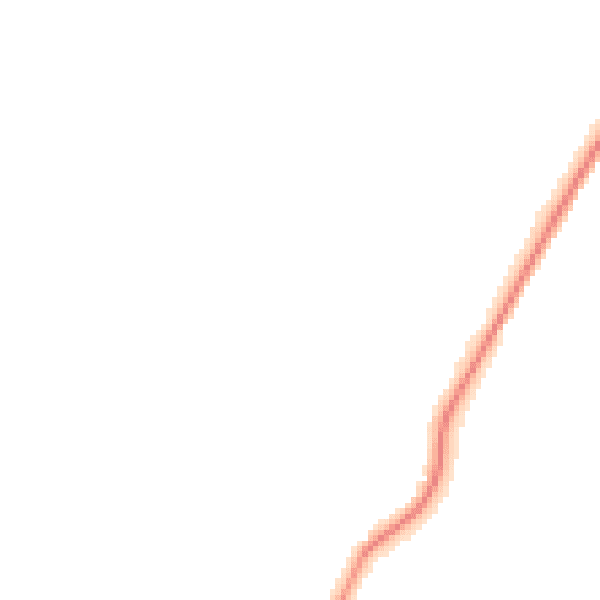Night-time road noise heatmap for TN29 0AP