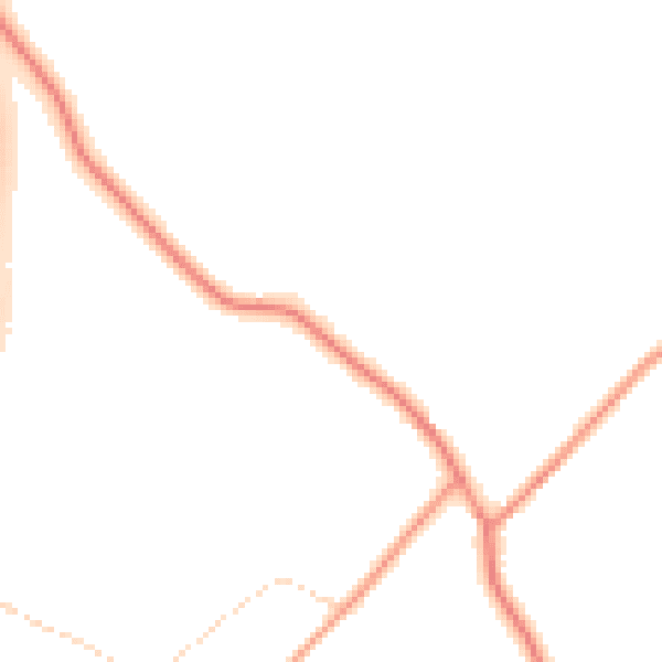 Daytime road noise heatmap for TN29 0BA