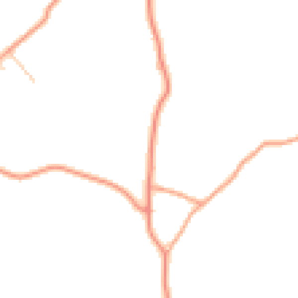 Daytime road noise heatmap for TN29 0BS