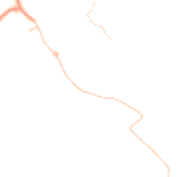 Daytime road noise heatmap for TN29 0DL