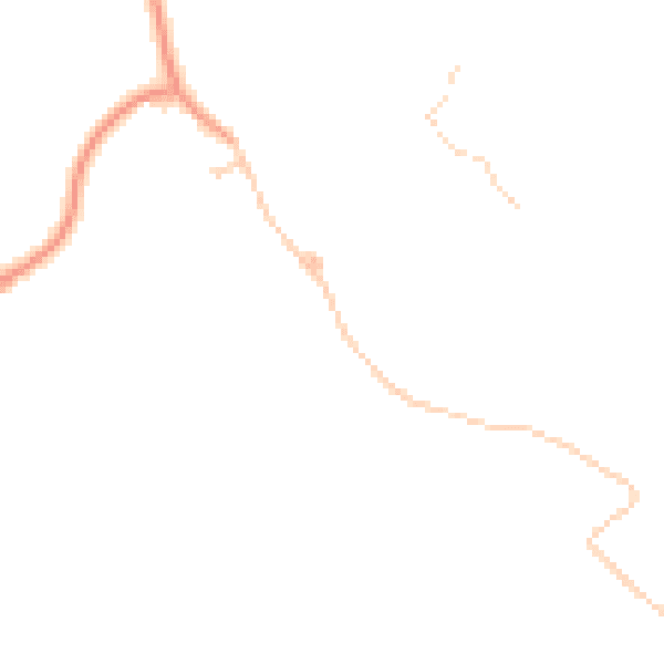 Daytime road noise heatmap for TN29 0DN