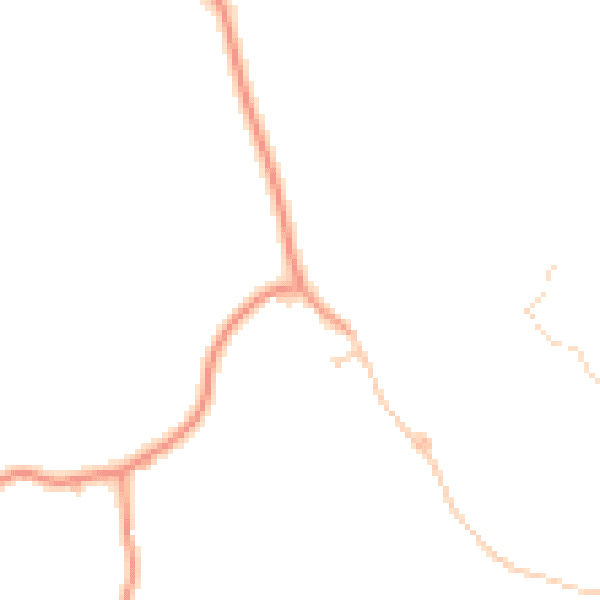Daytime road noise heatmap for TN29 0DQ