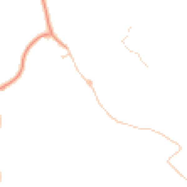Daytime road noise heatmap for TN29 0DW