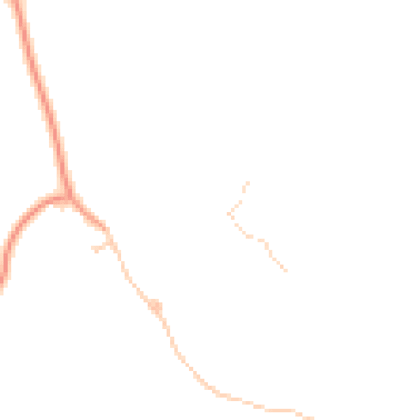 Daytime road noise heatmap for TN29 0DZ