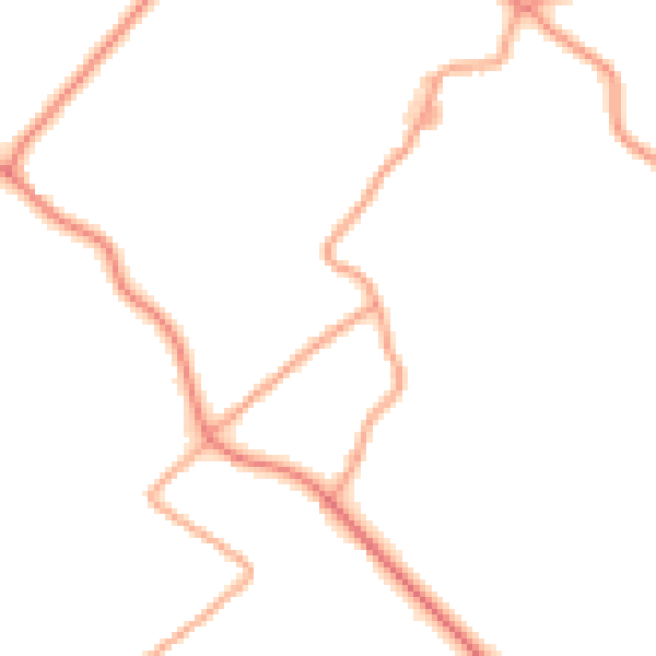 Daytime road noise heatmap for TN29 0EP