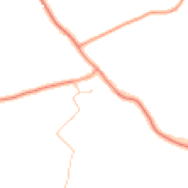 Daytime road noise heatmap for TN29 0HJ