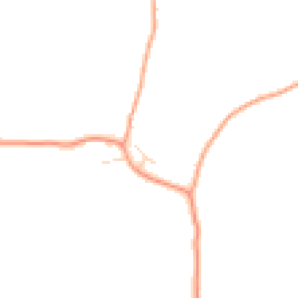 Daytime road noise heatmap for TN29 0HL