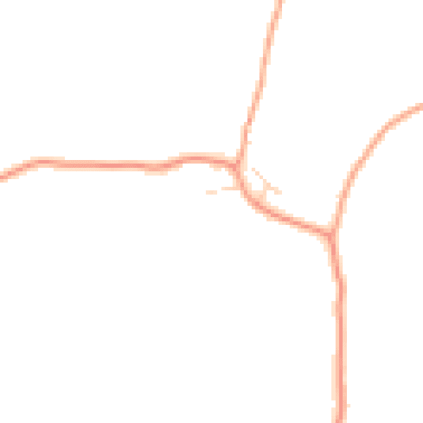 Daytime road noise heatmap for TN29 0JL
