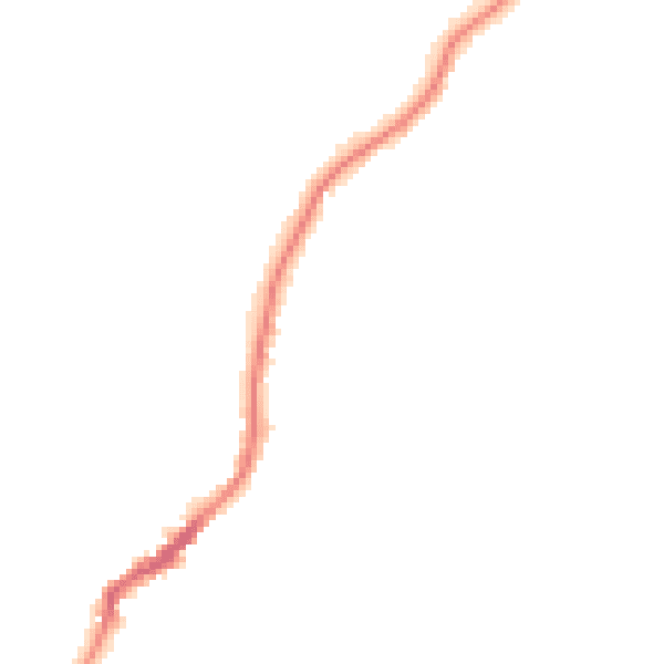 Night-time road noise heatmap for TN29 0LA
