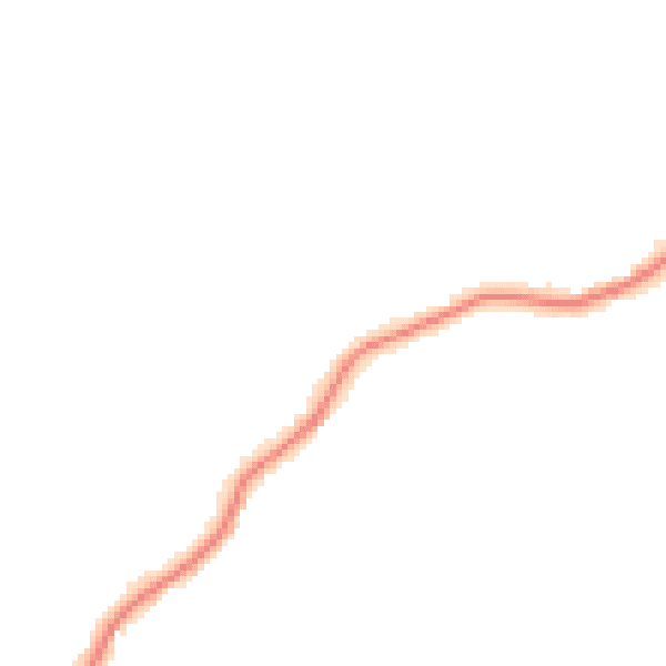 Night-time road noise heatmap for TN29 0LX
