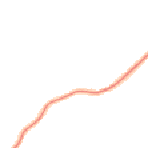 Night-time road noise heatmap for TN29 0NB