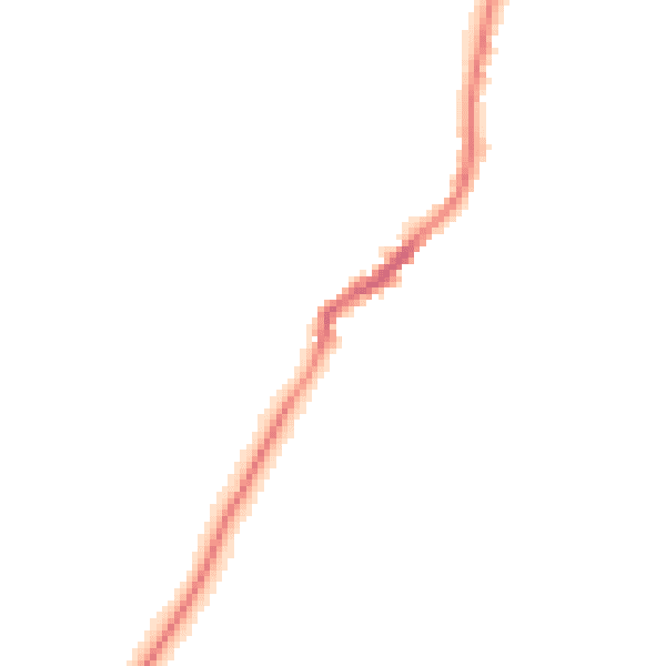 Night-time road noise heatmap for TN29 0NG