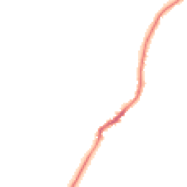Night-time road noise heatmap for TN29 0PB