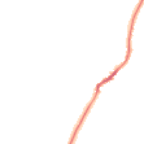 Night-time road noise heatmap for TN29 0PR
