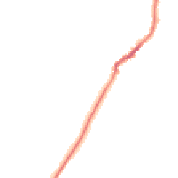 Night-time road noise heatmap for TN29 0PX